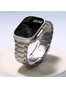 For Apple Watch 10 46mm / Ultra 2 / Ultra 49mm / 9 8 7 45mm / SE (2023) SE (2022) SE 6 5 4 44mm / 3 2 1 42mm Titanium Alloy Strap Turtleback Clasp - Black