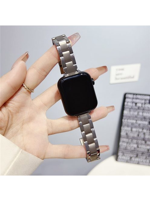 For Apple Watch 10 46mm / Ultra 2 / Ultra 49mm / 9 8 7 45mm / SE (2023) SE (2022) SE 6 5 4 44mm / 3 2 1 42mm Titanium Alloy Watch Band - Bright Silver