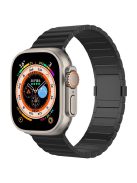 For Apple Watch 10 46mm / Ultra 2 / Ultra 49mm / 9 8 7 45mm / SE (2023) SE (2022) SE 6 5 4 44mm / 3 2 1 42mm Titanium Alloy Watch Band Magnetic Clasp - Black