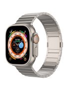 For Apple Watch 10 46mm / Ultra 2 / Ultra 49mm / 9 8 7 45mm / SE (2023) SE (2022) SE 6 5 4 44mm / 3 2 1 42mm Titanium Alloy Watch Band Magnetic Clasp - Titanium