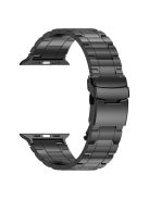 For Apple Watch 10 46mm / Ultra 2 / Ultra 49mm / 9 8 7 45mm / SE (2023) SE (2022) SE 6 5 4 44mm / 3 2 1 42mm Titanium Steel Watch Band - Black