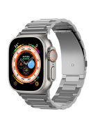 For Apple Watch 10 46mm / Ultra 2 / Ultra 49mm / 9 8 7 45mm / SE (2023) SE (2022) SE 6 5 4 44mm / 3 2 1 42mm Titanium Steel Wrist Band - Grey