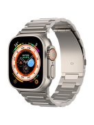 For Apple Watch 10 46mm / Ultra 2 / Ultra 49mm / 9 8 7 45mm / SE (2023) SE (2022) SE 6 5 4 44mm / 3 2 1 42mm Titanium Steel Wrist Band - Titanium