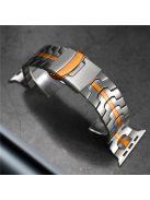 For Apple Watch 10 46mm / Ultra 2 / Ultra 49mm / 9 8 7 45mm / SE (2023) SE (2022) SE 6 5 4 44mm / 3 2 1 42mm Titanium Steel Wrist Strap - Titanium