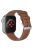 For Apple Watch 10 46mm / Ultra 2 / Ultra 49mm / 9 8 7 45mm / SE (2023) SE (2022) SE 6 5 4 44mm / 3 2 1 42mm TPU Band Strap - Brown