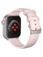 For Apple Watch 10 46mm / Ultra 2 / Ultra 49mm / 9 8 7 45mm / SE (2023) SE (2022) SE 6 5 4 44mm / 3 2 1 42mm TPU Band Strap - Pink