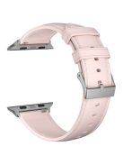 For Apple Watch 10 46mm / Ultra 2 / Ultra 49mm / 9 8 7 45mm / SE (2023) SE (2022) SE 6 5 4 44mm / 3 2 1 42mm TPU Band Strap - Pink