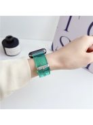 For Apple Watch 10 46mm / Ultra 2 / Ultra 49mm / 9 8 7 45mm / SE (2023) SE (2022) SE 6 5 4 44mm / 3 2 1 42mm TPU Clear Watch Band - Transparent Green