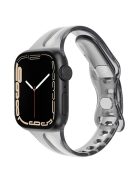 For Apple Watch 10 46mm / Ultra 2 / Ultra 49mm / 9 8 7 45mm / SE (2023) SE (2022) SE 6 5 4 44mm / 3 2 1 42mm TPU Watch Strap - Black