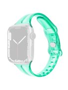 For Apple Watch 10 46mm / Ultra 2 / Ultra 49mm / 9 8 7 45mm / SE (2023) SE (2022) SE 6 5 4 44mm / 3 2 1 42mm TPU Watch Strap - Green