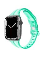 For Apple Watch 10 46mm / Ultra 2 / Ultra 49mm / 9 8 7 45mm / SE (2023) SE (2022) SE 6 5 4 44mm / 3 2 1 42mm TPU Watch Strap - Green