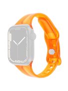 For Apple Watch 10 46mm / Ultra 2 / Ultra 49mm / 9 8 7 45mm / SE (2023) SE (2022) SE 6 5 4 44mm / 3 2 1 42mm TPU Watch Strap - Orange