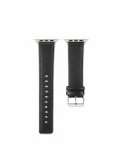 For Apple Watch 10 46mm / Ultra 2 / Ultra 49mm / 9 8 7 45mm / SE (2023) SE (2022) SE 6 5 4 44mm / 3 2 1 42mm Vintage Watch Straps - Black