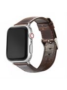 For Apple Watch 10 46mm / Ultra 2 / Ultra 49mm / 9 8 7 45mm / SE (2023) SE (2022) SE 6 5 4 44mm / 3 2 1 42mm Vintage Watch Straps - Tan