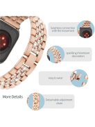 For Apple Watch 10 46mm / Ultra 2 / Ultra 49mm / 9 8 7 45mm / SE (2023) SE (2022) SE 6 5 4 44mm / 3 2 1 42mm Watch Band - Rose Gold