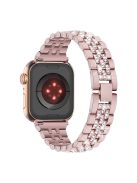 For Apple Watch 10 46mm / Ultra 2 / Ultra 49mm / 9 8 7 45mm / SE (2023) SE (2022) SE 6 5 4 44mm / 3 2 1 42mm Watch Band - Rose Pink