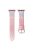 For Apple Watch 10 46mm / Ultra 2 / Ultra 49mm / 9 8 7 45mm / SE (2023) SE (2022) SE 6 5 4 44mm / 3 2 1 42mm Watch Band Bowknot Decor - Gradient Pink