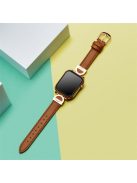 For Apple Watch 10 46mm / Ultra 2 / Ultra 49mm / 9 8 7 45mm / SE (2023) SE (2022) SE 6 5 4 44mm / 3 2 1 42mm Watch Band Microfiber Leather Strap - Black