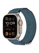 For Apple Watch 10 46mm / Ultra 2 / Ultra 49mm / 9 8 7 45mm / SE (2023) SE (2022) SE 6 5 4 44mm / 3 2 1 42mm Watch Band Nylon Loop Strap - Baby Blue