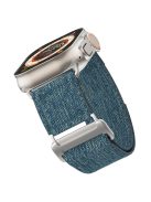 For Apple Watch 10 46mm / Ultra 2 / Ultra 49mm / 9 8 7 45mm / SE (2023) SE (2022) SE 6 5 4 44mm / 3 2 1 42mm Watch Band Nylon Loop Strap - Baby Blue