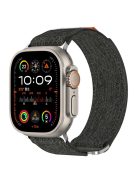 For Apple Watch 10 46mm / Ultra 2 / Ultra 49mm / 9 8 7 45mm / SE (2023) SE (2022) SE 6 5 4 44mm / 3 2 1 42mm Watch Band Nylon Loop Strap - Black