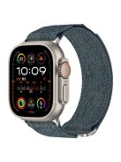 For Apple Watch 10 46mm / Ultra 2 / Ultra 49mm / 9 8 7 45mm / SE (2023) SE (2022) SE 6 5 4 44mm / 3 2 1 42mm Watch Band Nylon Loop Strap - Blue