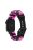 For Apple Watch 10 46mm / Ultra 2 / Ultra 49mm / 9 8 7 45mm / SE (2023) SE (2022) SE 6 5 4 44mm / 3 2 1 42mm Watch Band Nylon Rope Strap - Black+Pink