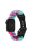 For Apple Watch 10 46mm / Ultra 2 / Ultra 49mm / 9 8 7 45mm / SE (2023) SE (2022) SE 6 5 4 44mm / 3 2 1 42mm Watch Band Nylon Rope Strap - Lake Blue+Pink