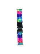 For Apple Watch 10 46mm / Ultra 2 / Ultra 49mm / 9 8 7 45mm / SE (2023) SE (2022) SE 6 5 4 44mm / 3 2 1 42mm Watch Band Nylon Rope Strap - Multi-Color