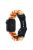 For Apple Watch 10 46mm / Ultra 2 / Ultra 49mm / 9 8 7 45mm / SE (2023) SE (2022) SE 6 5 4 44mm / 3 2 1 42mm Watch Band Nylon Rope Strap - Orange+Yellow