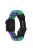 For Apple Watch 10 46mm / Ultra 2 / Ultra 49mm / 9 8 7 45mm / SE (2023) SE (2022) SE 6 5 4 44mm / 3 2 1 42mm Watch Band Nylon Rope Strap - Purple+Green