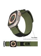 For Apple Watch 10 46mm / Ultra 2 / Ultra 49mm / 9 8 7 45mm / SE (2023) SE (2022) SE 6 5 4 44mm / 3 2 1 42mm Watch Band Nylon Strap - Green