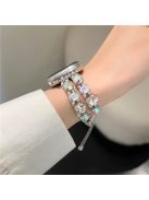 For Apple Watch 10 46mm / Ultra 2 / Ultra 49mm / 9 8 7 45mm / SE (2023) SE (2022) SE 6 5 4 44mm / 3 2 1 42mm Watch Band Rhinestone Chain Bracelet - Laser