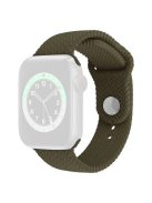 For Apple Watch 10 46mm / Ultra 2 / Ultra 49mm / 9 8 7 45mm / SE (2023) SE (2022) SE 6 5 4 44mm / 3 2 1 42mm Watch Band Silicone Strap - Olive Green