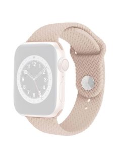   For Apple Watch 10 46mm / Ultra 2 / Ultra 49mm / 9 8 7 45mm / SE (2023) SE (2022) SE 6 5 4 44mm / 3 2 1 42mm Watch Band Silicone Strap - Pink