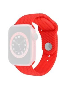   For Apple Watch 10 46mm / Ultra 2 / Ultra 49mm / 9 8 7 45mm / SE (2023) SE (2022) SE 6 5 4 44mm / 3 2 1 42mm Watch Band Silicone Strap - Red