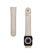 For Apple Watch 10 46mm / Ultra 2 / Ultra 49mm / 9 8 7 45mm / SE (2023) SE (2022) SE 6 5 4 44mm / 3 2 1 42mm Watch Band Strap - Beige