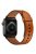 For Apple Watch 10 46mm / Ultra 2 / Ultra 49mm / 9 8 7 45mm / SE (2023) SE (2022) SE 6 5 4 44mm / 3 2 1 42mm Watch Band Strap - Brown+Crazy Horse Texture