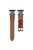 For Apple Watch 10 46mm / Ultra 2 / Ultra 49mm / 9 8 7 45mm / SE (2023) SE (2022) SE 6 5 4 44mm / 3 2 1 42mm Watch Band with Black Buckle - Brown