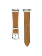 For Apple Watch 10 46mm / Ultra 2 / Ultra 49mm / 9 8 7 45mm / SE (2023) SE (2022) SE 6 5 4 44mm / 3 2 1 42mm Watch Band with Waffle Grid - Apricot