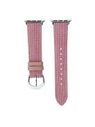 For Apple Watch 10 46mm / Ultra 2 / Ultra 49mm / 9 8 7 45mm / SE (2023) SE (2022) SE 6 5 4 44mm / 3 2 1 42mm Watch Band with Waffle Grid - Pink Purple