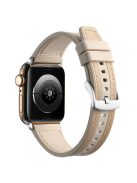 For Apple Watch 10 46mm / Ultra 2 / Ultra 49mm / 9 8 7 45mm / SE (2023) SE (2022) SE 6 5 4 44mm / 3 2 1 42mm Watch Bracelet - Apricot