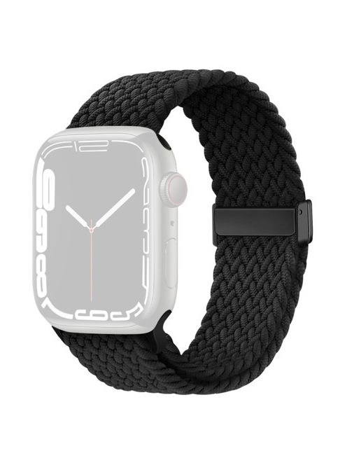 For Apple Watch 10 46mm / Ultra 2 / Ultra 49mm / 9 8 7 45mm / SE (2023) SE (2022) SE 6 5 4 44mm / 3 2 1 42mm Watch Bracelet - Black