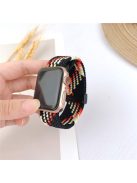 For Apple Watch 10 46mm / Ultra 2 / Ultra 49mm / 9 8 7 45mm / SE (2023) SE (2022) SE 6 5 4 44mm / 3 2 1 42mm Watch Bracelet - Black Rainbow