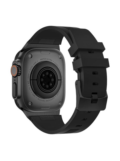 For Apple Watch 10 46mm / Ultra 2 / Ultra 49mm / 9 8 7 45mm / SE (2023) SE (2022) SE 6 5 4 44mm / 3 2 1 42mm Watch Bracelet - Black+Black