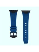 For Apple Watch 10 46mm / Ultra 2 / Ultra 49mm / 9 8 7 45mm / SE (2023) SE (2022) SE 6 5 4 44mm / 3 2 1 42mm Watch Bracelet - Black+Blue