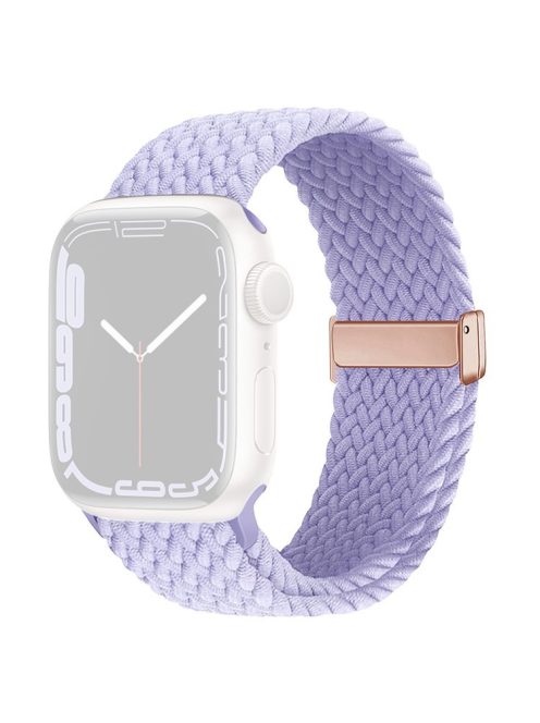 For Apple Watch 10 46mm / Ultra 2 / Ultra 49mm / 9 8 7 45mm / SE (2023) SE (2022) SE 6 5 4 44mm / 3 2 1 42mm Watch Bracelet - Light Purple