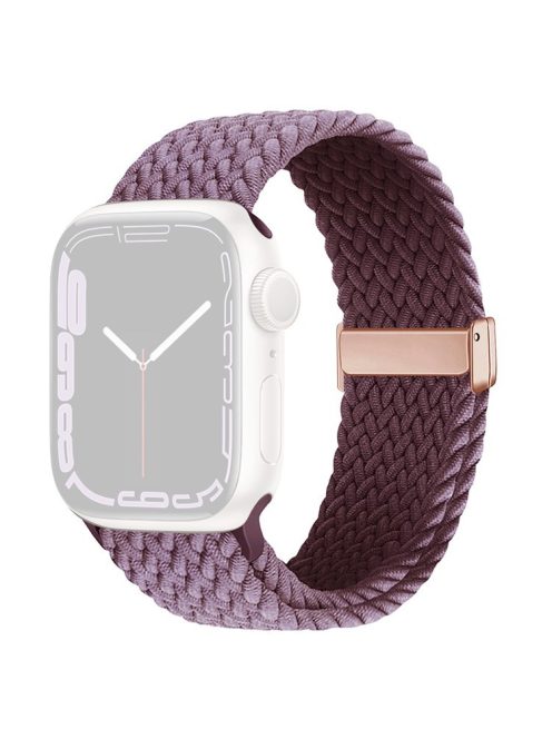 For Apple Watch 10 46mm / Ultra 2 / Ultra 49mm / 9 8 7 45mm / SE (2023) SE (2022) SE 6 5 4 44mm / 3 2 1 42mm Watch Bracelet - Smoke Purple