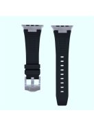 For Apple Watch 10 46mm / Ultra 2 / Ultra 49mm / 9 8 7 45mm / SE (2023) SE (2022) SE 6 5 4 44mm / 3 2 1 42mm Watch Bracelet - Titanium+Black