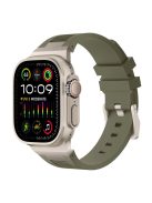 For Apple Watch 10 46mm / Ultra 2 / Ultra 49mm / 9 8 7 45mm / SE (2023) SE (2022) SE 6 5 4 44mm / 3 2 1 42mm Watch Bracelet - Titanium+Green